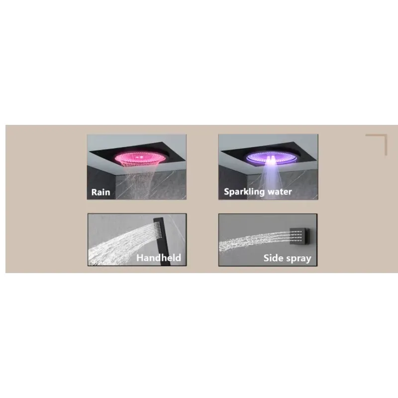 Smart LED Shower Set Bathroom  - Spa & Wellness Komplex Bristol Royal * * * * recension och pris