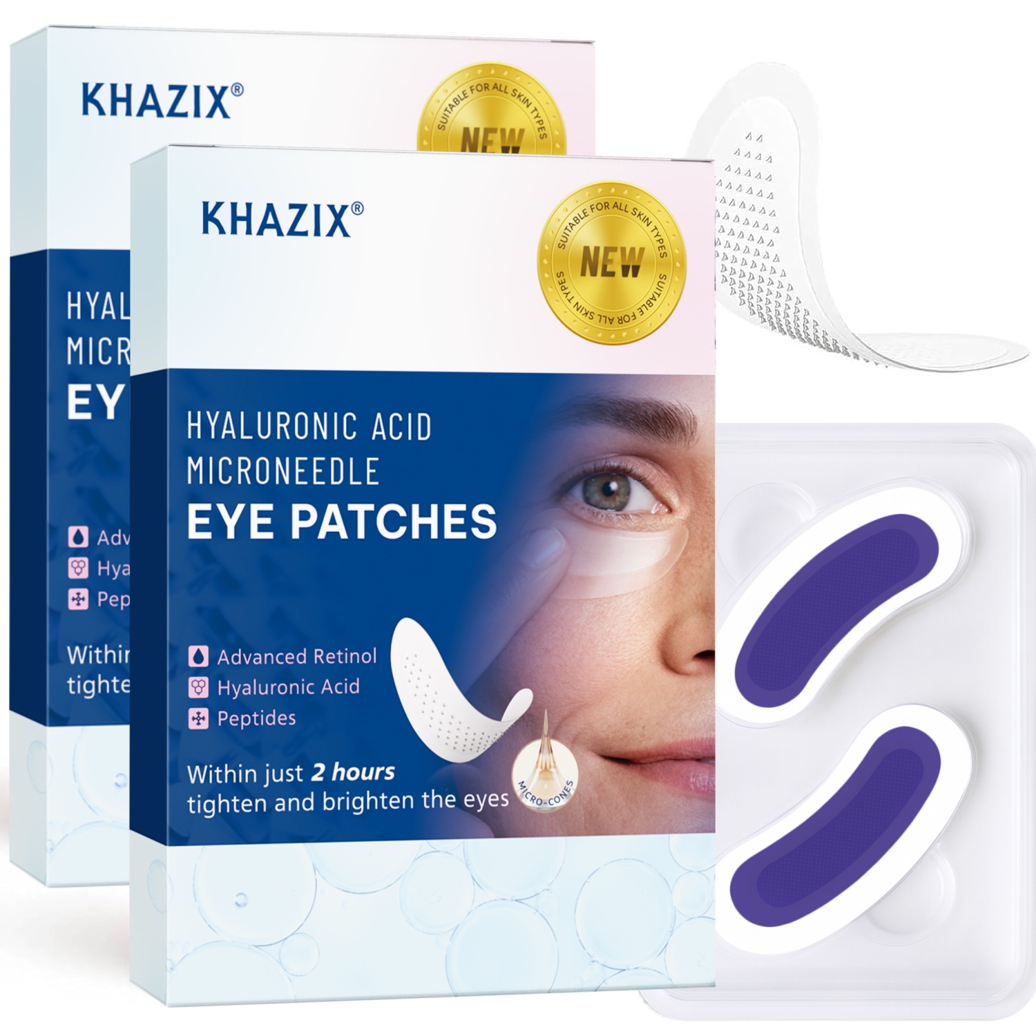 Retinol Microneedle Eye Patche - Microneedle Patch Eye recension och pris